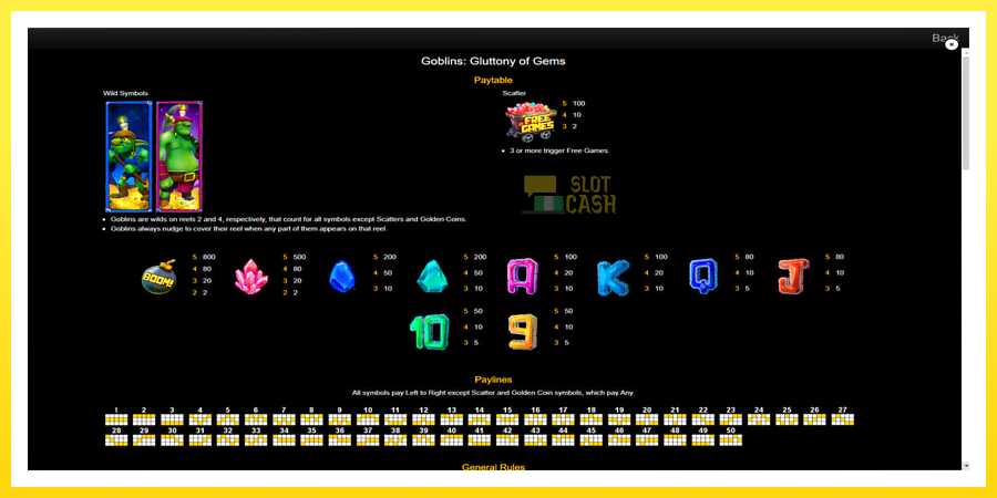 படம் 7 விளையாட்டு இயந்திரம் Goblins Gluttony of Gems