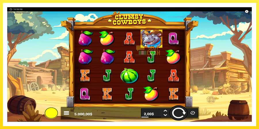 படம் 1 விளையாட்டு இயந்திரம் Clumsy Cowboys