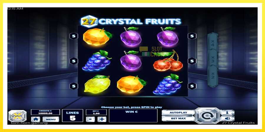 படம் 2 விளையாட்டு இயந்திரம் 27 Crystal Fruits