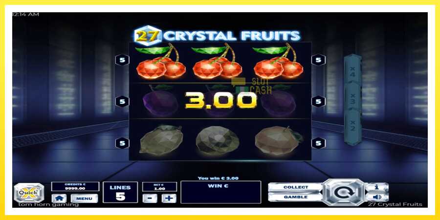 படம் 3 விளையாட்டு இயந்திரம் 27 Crystal Fruits