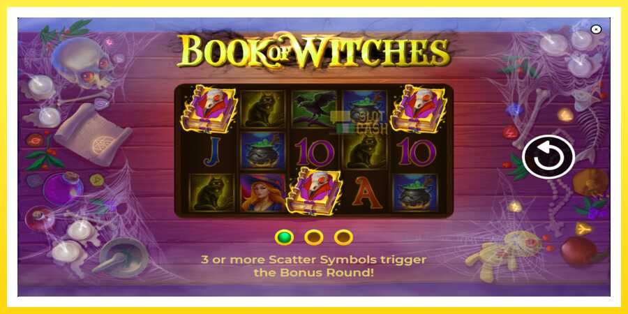 படம் 1 விளையாட்டு இயந்திரம் Book of Witches