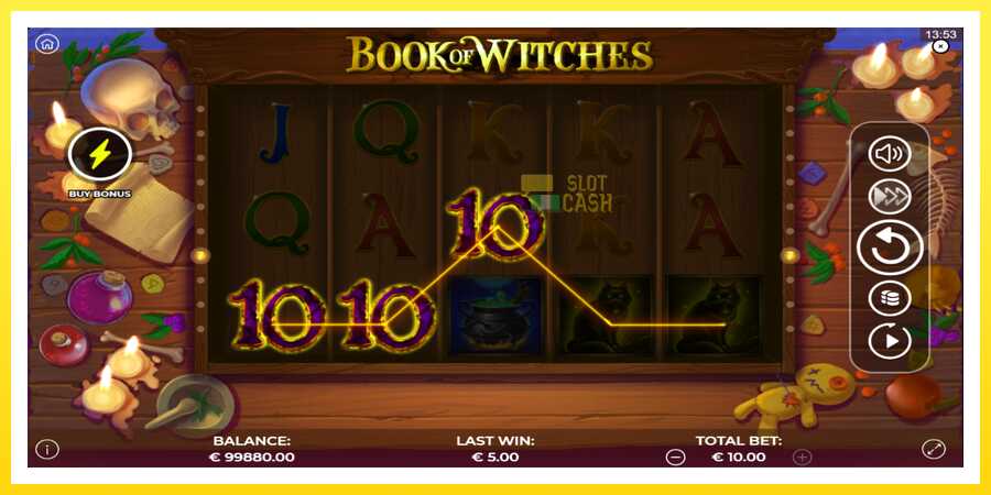 படம் 4 விளையாட்டு இயந்திரம் Book of Witches