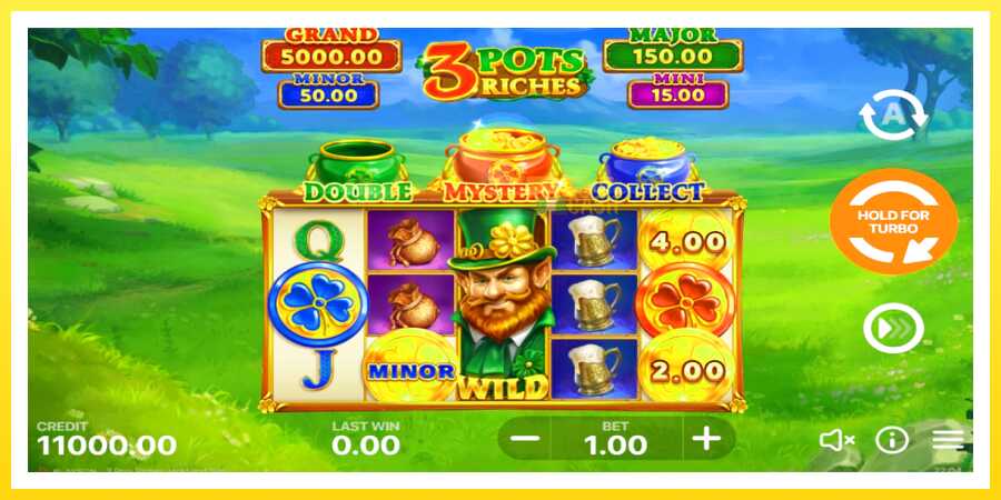 படம் 1 விளையாட்டு இயந்திரம் 3 Pots Riches: Hold and Win