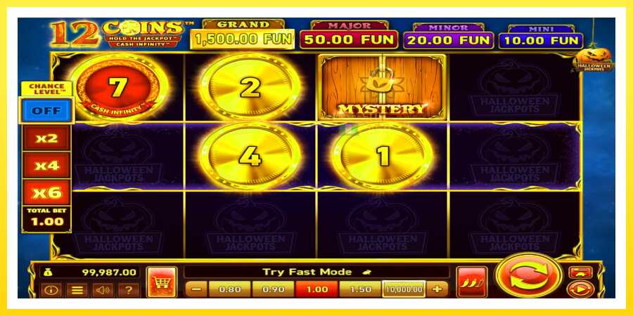 படம் 3 விளையாட்டு இயந்திரம் 12 Coins Grand Gold Edition Halloween Jackpots