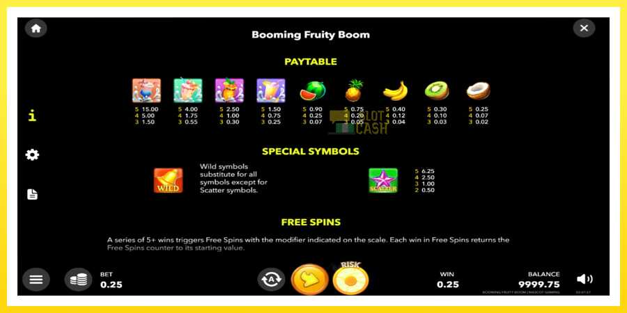 படம் 5 விளையாட்டு இயந்திரம் Booming Fruity Boom