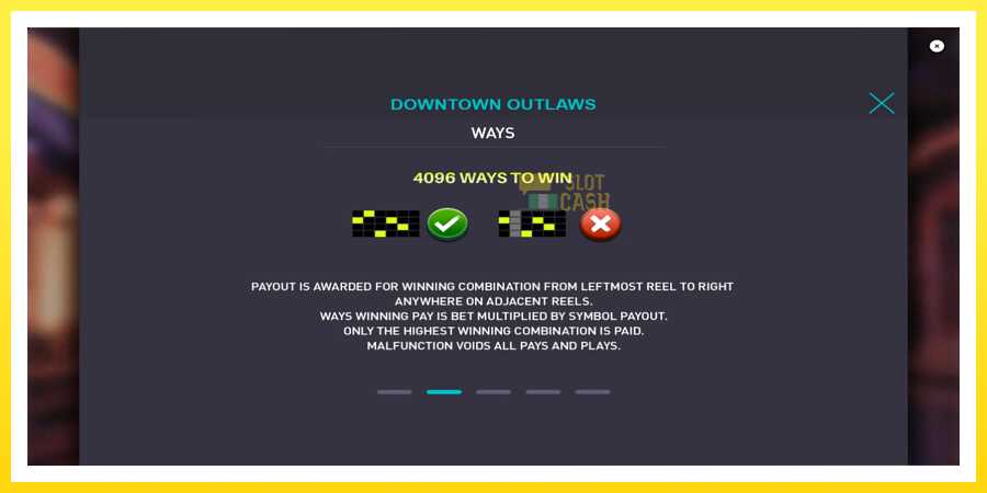 படம் 6 விளையாட்டு இயந்திரம் Downtown Outlaws