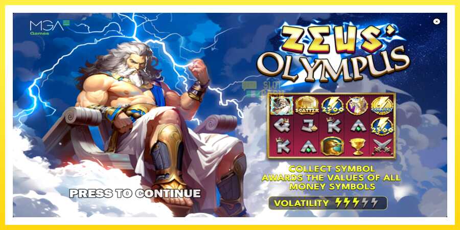 படம் 1 விளையாட்டு இயந்திரம் Zeus Olympus