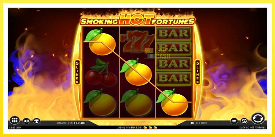 படம் 2 விளையாட்டு இயந்திரம் Smoking Hot Fortunes